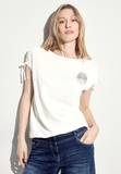 Weiß CECIL T-shirts Mit Prints für Damen image