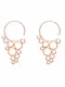 Gemshine Ohrringe ''''CHAMPAGNER BUBBLES'''' rosegold