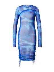 Oval Square Kleid ''''Space'''' blau / hellblau / weiß