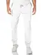 JMIERR Herren Hosen Baumwolle Casual Jogger Sporthose Freizeithose Cargo Chino Hose Elastische Hosen mit Taschen, Weiß M