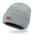 Levi's Unisex-Erwachsene All Season Comfy Leather Logo Patch Cuffed Hero Beanie-Mütze, Seafoam Solid, Einheitsgre