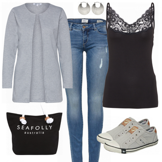 Canvas Outfit mit Canvas-Sneaker Mustang "Mustang Sneaker"
