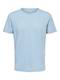 SELECTED HOMME Male T-Shirt Rundhalsausschnitt MDream Blue