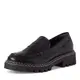 Tamaris Damen Slipper, Frauen Slip On,Comfort Lining,TOUCHit-Fußbett,schluepfschuhe,College Schuhe,Businessschuhe,Slides,Black Leather,38 EU