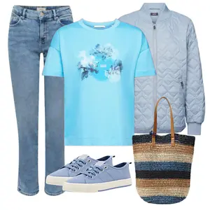 Outfit met Canvas Sneaker/Sportschoen ESPRIT "Zomerkleding"