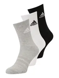 ADIDAS SPORTSWEAR Sportsocken graumeliert / schwarz / weiß