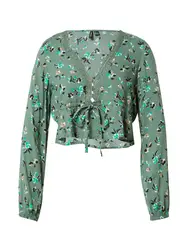 VERO MODA Bluse ''''ICO'''' hellbraun / jade / dunkelgrün / schwarz / weiß