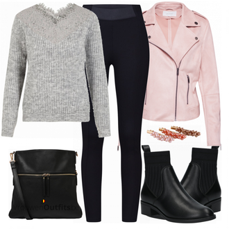 Winter Outfits met blauw ESPRIT "Only"