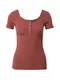 PIECES T-shirt 'KITTE'  rouille