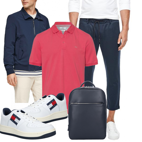 Grau Schuh Sneaker/Leder Sneaker Tommy Jeans kombinieren