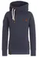 naketano Sweatshirt Darth nachtblau / braun / weiß