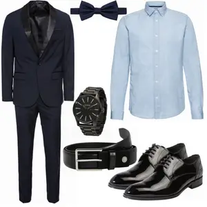 Outfit mit Blau Halbschuh Melvin & Hamilton "Pier One"