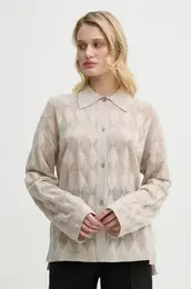 Jopica z meanico lana TAMARA enska, be barva, SH190561