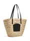 PIECES Shopper torba 'PCSIANA'  bež / crna