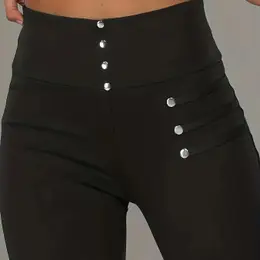 Women's Plus Size High-waist Stretchy Skinny Leggings - Casual, Solid Color, Fit, For Spring