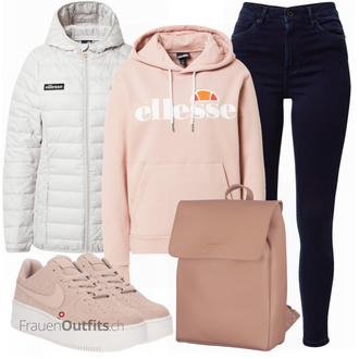 Outfit mit Große Größe Ellesse "Sportliches Herbst Outfit"