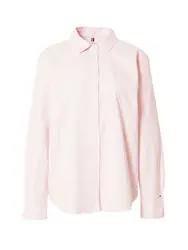 TOMMY HILFIGER Bluse navy / rosa / rot / weiß
