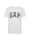 GAP T-Shirt TROP FILLED ARCH TEE hellblau / offwhite
