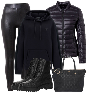 outfit mit Guess "Popoln za jesen"