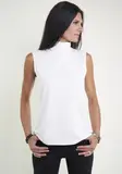 Weiße Stehkragen T Shirts image