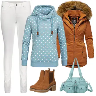 Outfit mit Hellblau angel kiss "Hearts Outfit"