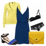 Outfits mit schwarzen Panty-Sets image