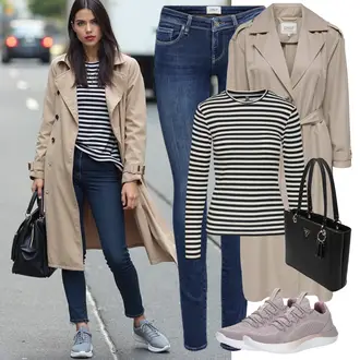 Jeans Outfits mit Blau/DunkelBlau/HellBlau Lederjacke/Low Rise Jean/Low Waist Jean/Push up Jeans/Slim Fit Jeans/Cuir Chaussures/Winterjacke Only "Frühlingsoutfit"