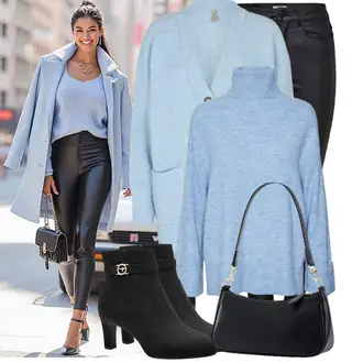 Mit Absatz Outfit mit Schwarz Vintage Stiefelette/Leder Stiefelette/Flache Stiefelette/Klassische Stiefelette/Gefütterte Stiefelette/SommerStiefelette Tamaris "Leichtes Outfit"