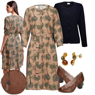 Outfit mit High Heel GERRY WEBER "Frühlingsoutfit Für Damen"