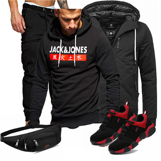 Outfit mit Blau Navahoo "JACK JONES"