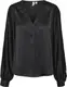 Vero Moda Blouse Vmtara L/s V-neck Top Wvn Btq Ga 10319754 Black Dames Maat - M