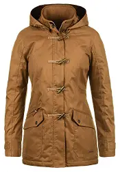 DESIRES Brooke Damen Winter Jacke Parka Mantel Winterjacke gefüttert mit Kapuze, Größe:M, Farbe:Cinnamon (5056)