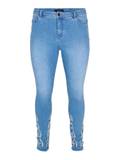 High Waist Jeans mit Schnürung image