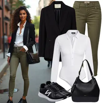 Sexy outfity Sportovní s Černá Kožené tenisky/Úzká teniska/Nízká Teniska/Letní tenisky/Teniska na platformě Tommy Jeans "Lehký outfit"Look: Estetika, Bad Taste, Francouzské, Hip Hop, Italský, Rap, Skater, Sportovní, Techno, Unisex