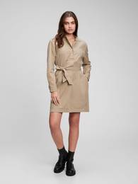 Cotton Mini Dress - Women
