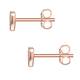 Glanzstücke München Ohrstecker rosegold