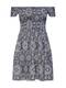 Urban Classics Kleid schwarz / wei