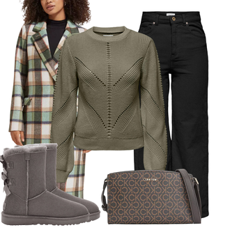 Outfity s botami s UGG "Zimní look"