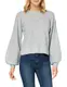 Noisy may Female Strickpullover Rundhalsausschnitt MLight Grey Melange