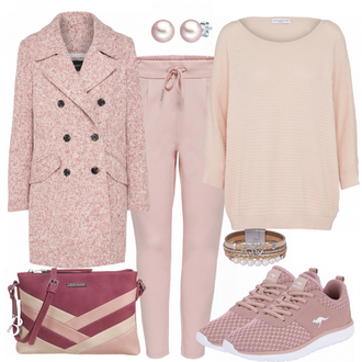 Outfit mit Beige Sneaker Kangaroos "Nelli"
