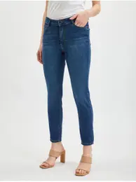 Dark blue women slim fit jeans - Women