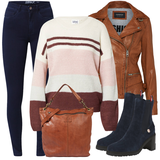 Edle High Waist Jeans Outfits image