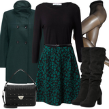 Zeleni Zimski Kaputi Outfiti image