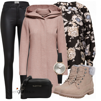 Outfit mit Schwarz Bluse AX Paris "Perfekt für den Herbst"