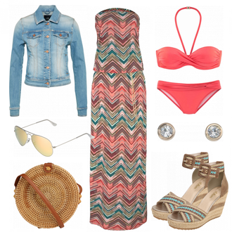 Outfit mit Bademode Lascana "SummerFeeling"