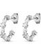 FAVS Ohrstecker silber / transparent