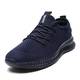 Tvtaop Herren Schuhe Sneaker Laufschuhe Turnschuhe Straßenlaufschuhe rutschfest Leichtgewichts Atmungsaktiv Walkingschuhe Outdoor Joggingschuhe Sportschuhe Freizeitschuhe,Blau 41 EU