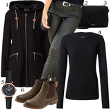 Bottines en Caoutchouc Cuir Chasse Tenues pour Femmes image