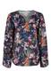 TRIANGLE Satinbluse marine