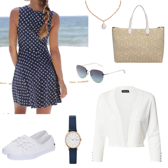 Kurz/Mini Outfit mit Tasche/Accessoire Tommy Hilfiger "Toller Sommerlook"